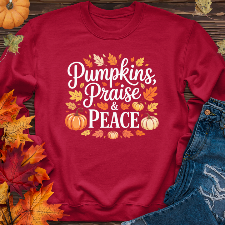 Pumpkins Praise & Peace Crewneck