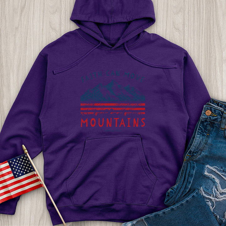 Faith Can Move Mountains Midweight Hooded Sweatshirt