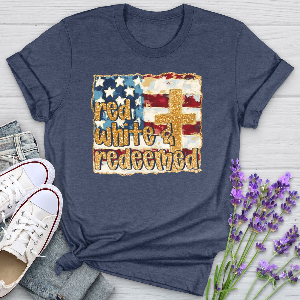 Red White & Redeemed Softstyle Tee