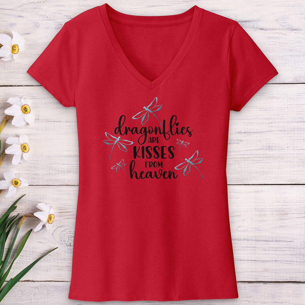 Dragonfly Kisses V-Neck Tee