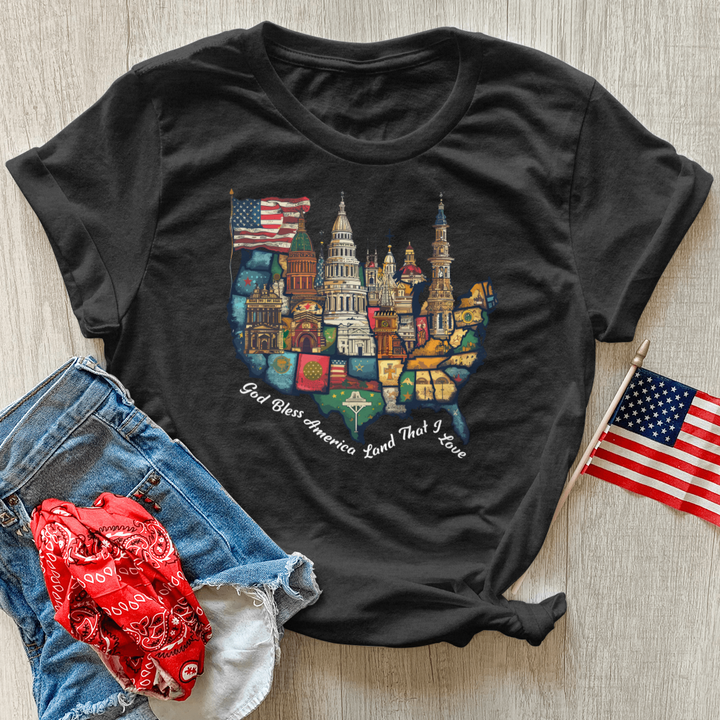 Sanctuary States Unity Heathered Tee