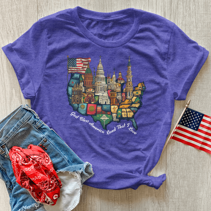 Sanctuary States Unity Heathered Tee