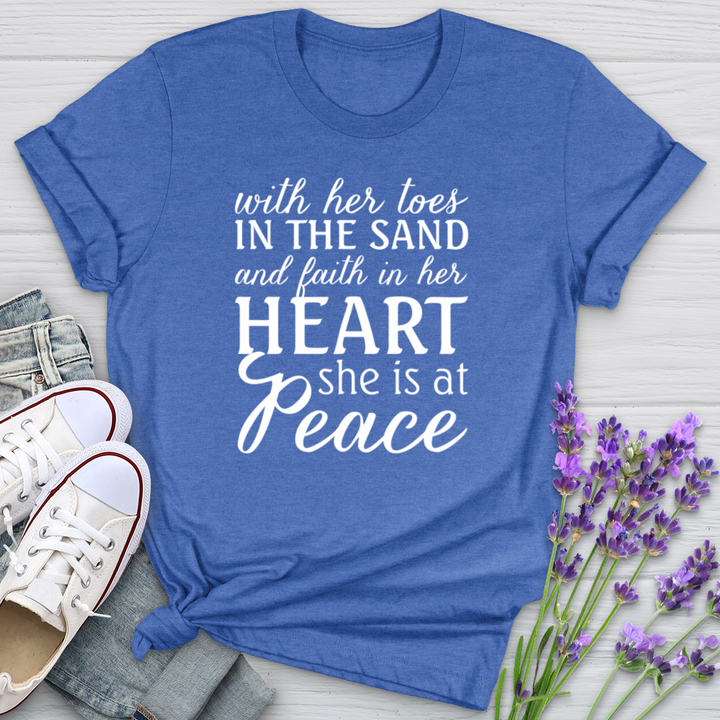 She Is At Peace Softstyle Tee