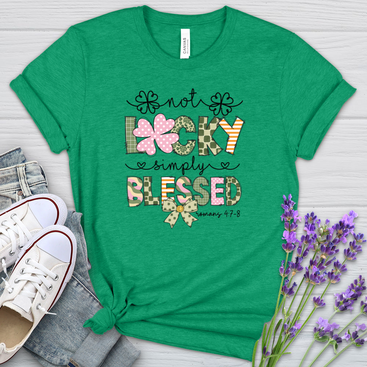 Simply Blessed St. Patrick's Day Heathered Tee