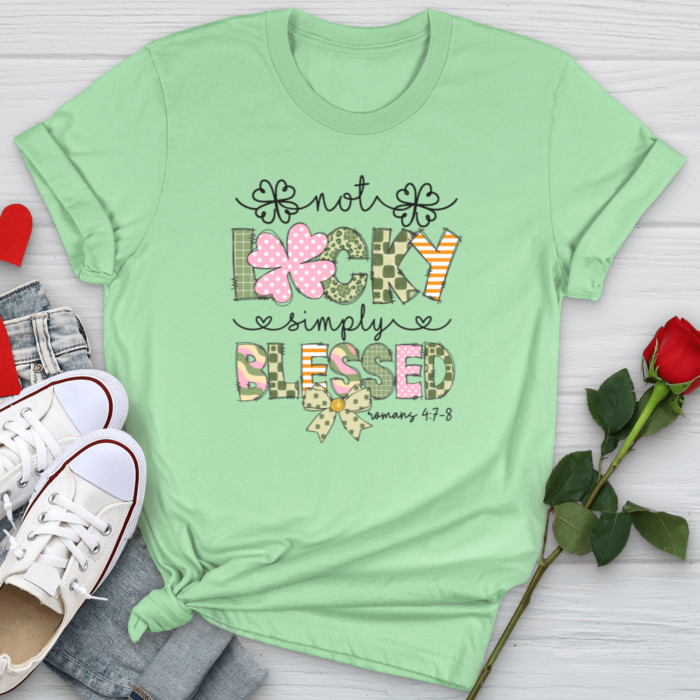 Simply Blessed St. Patrick's Day Softstyle Tee