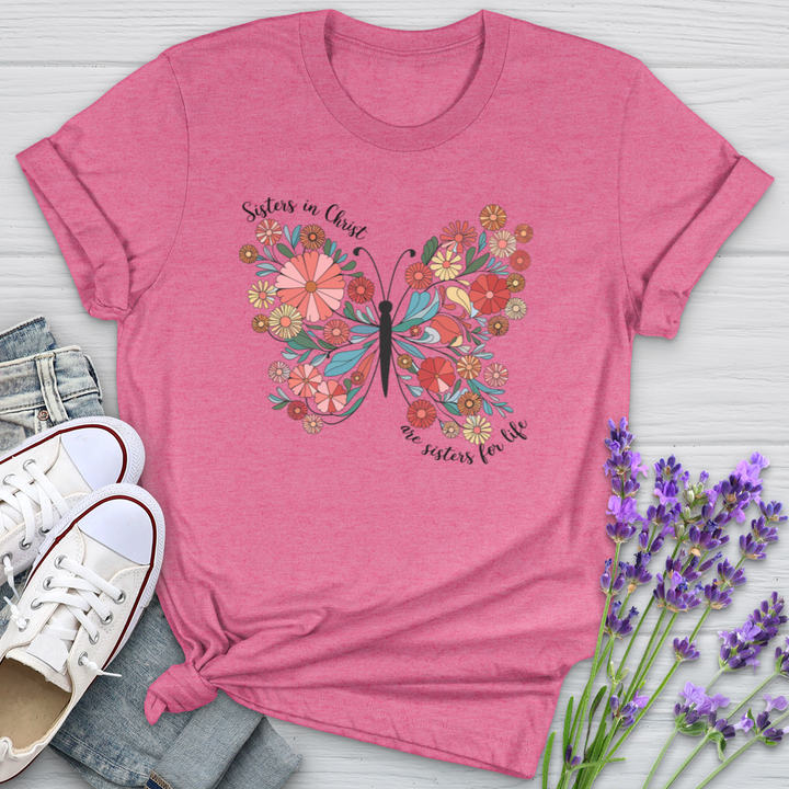 Sisters In Christ Are Sisters For Life Softstyle Tee