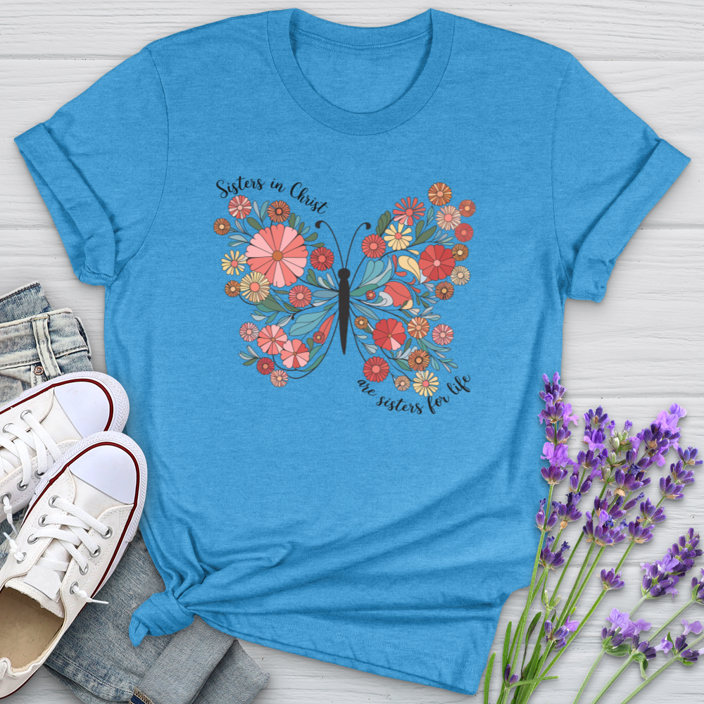 Sisters In Christ Are Sisters For Life Softstyle Tee