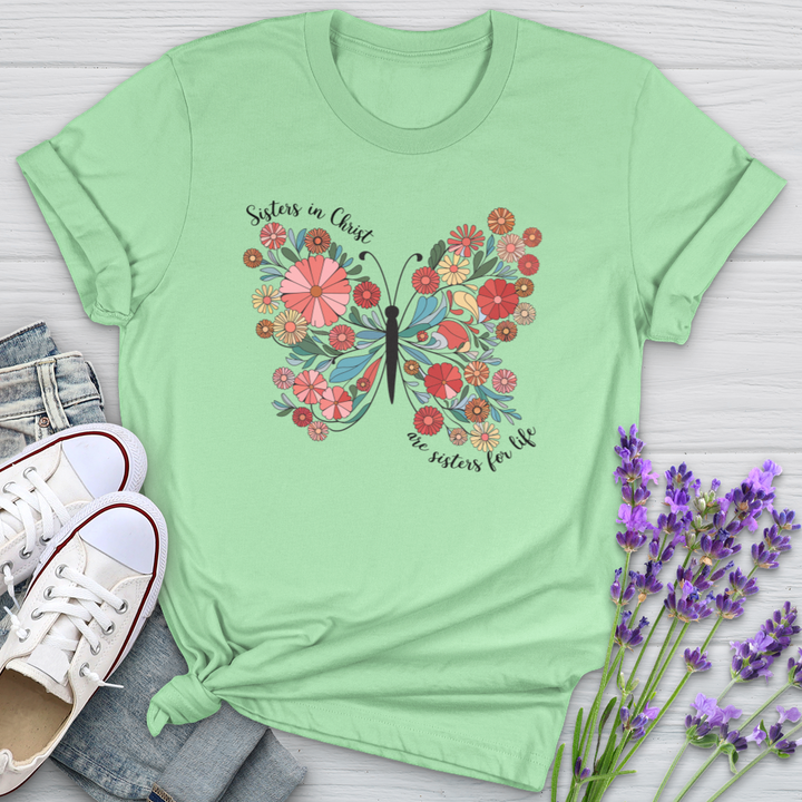 Sisters In Christ Are Sisters For Life Softstyle Tee