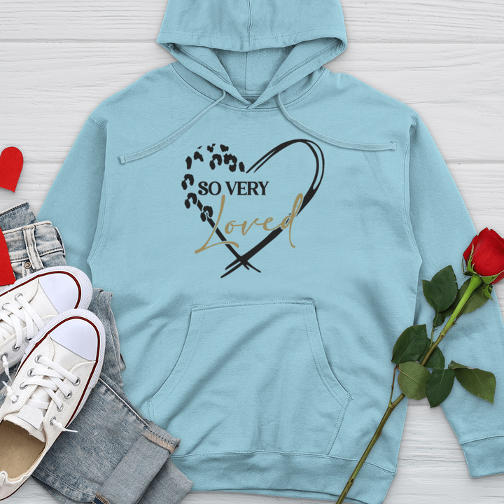 So Very Loved Midweight Hooded Sweatshirt