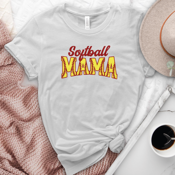 Softball Mama Heathered Tee