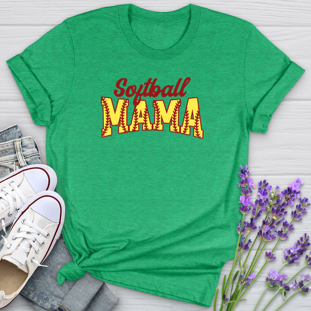 Softball Mama Softstyle Tee