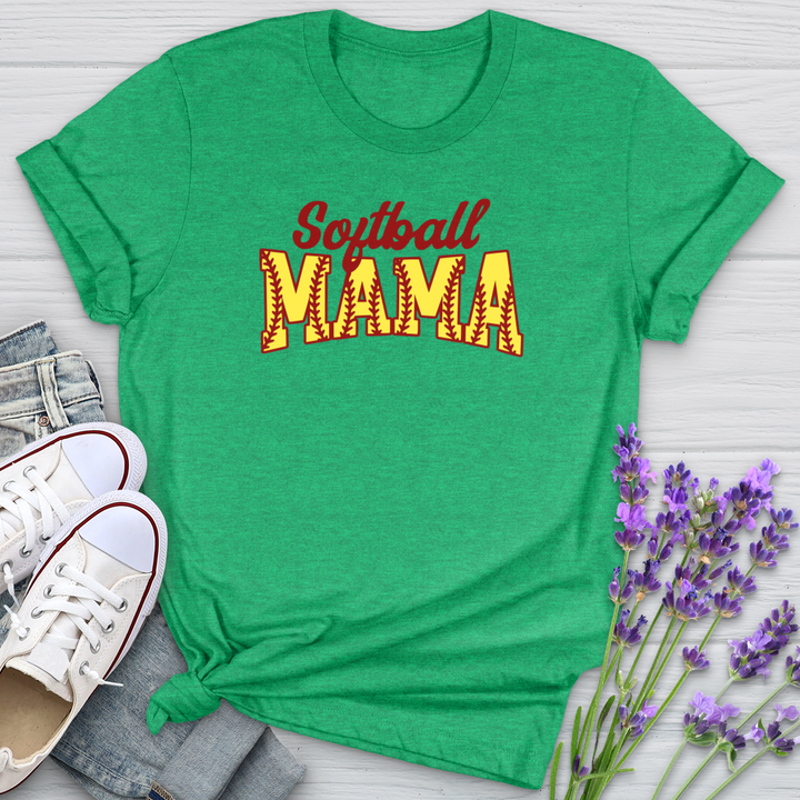 Softball Mama Softstyle Tee