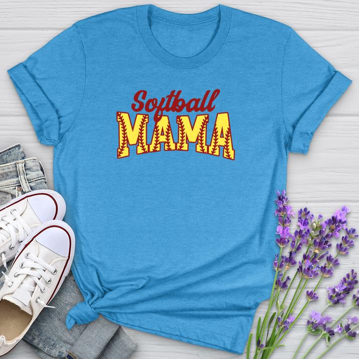 Softball Mama Softstyle Tee