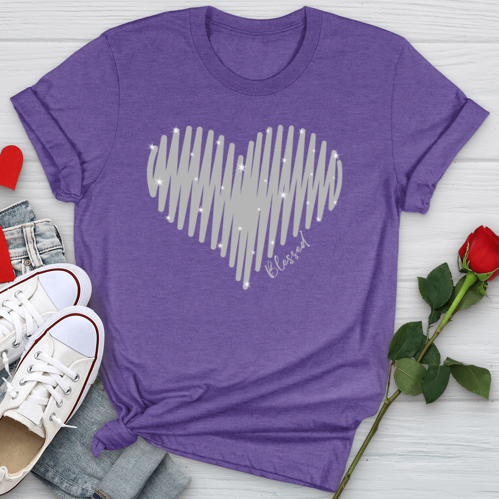 Sparkling Heart Softstyle Tee