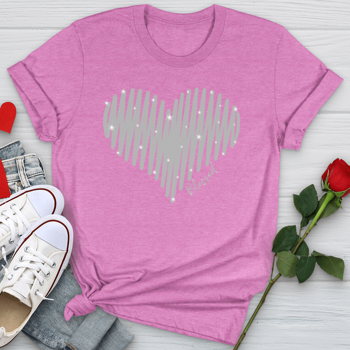 Sparkling Heart Softstyle Tee