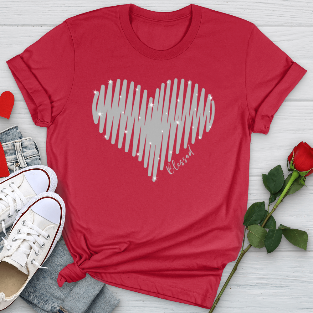 Sparkling Heart Softstyle Tee