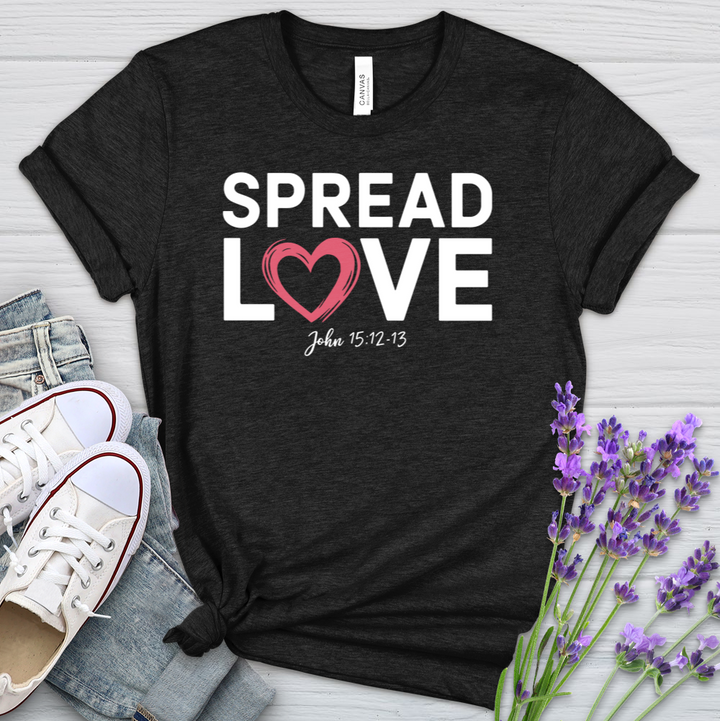 Spread Love Heathered Tee