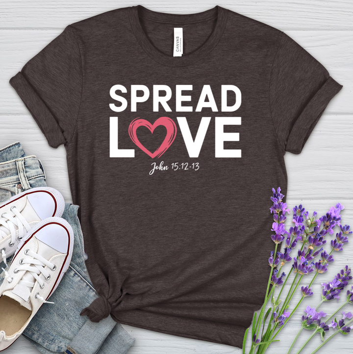 Spread Love Heathered Tee