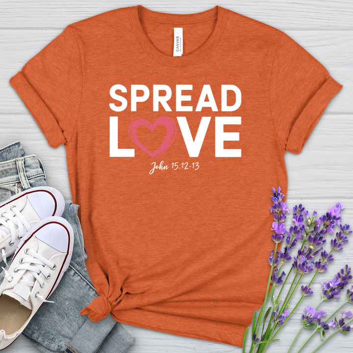 Spread Love Heathered Tee