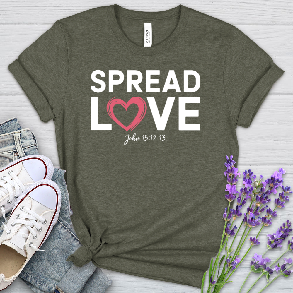 Spread Love Heathered Tee