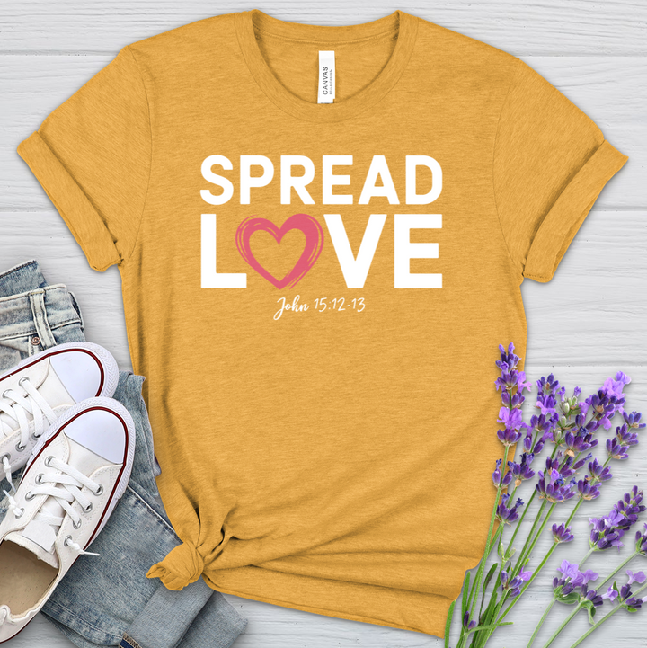 Spread Love Heathered Tee