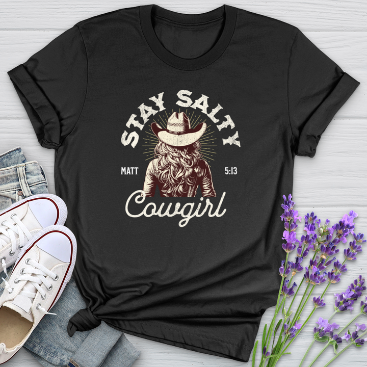 Stay Salty Cowgirl Softstyle Tee