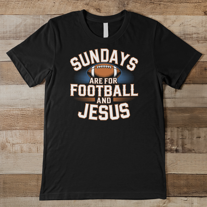 Sundays Are For Football & Jesus Men's Tee