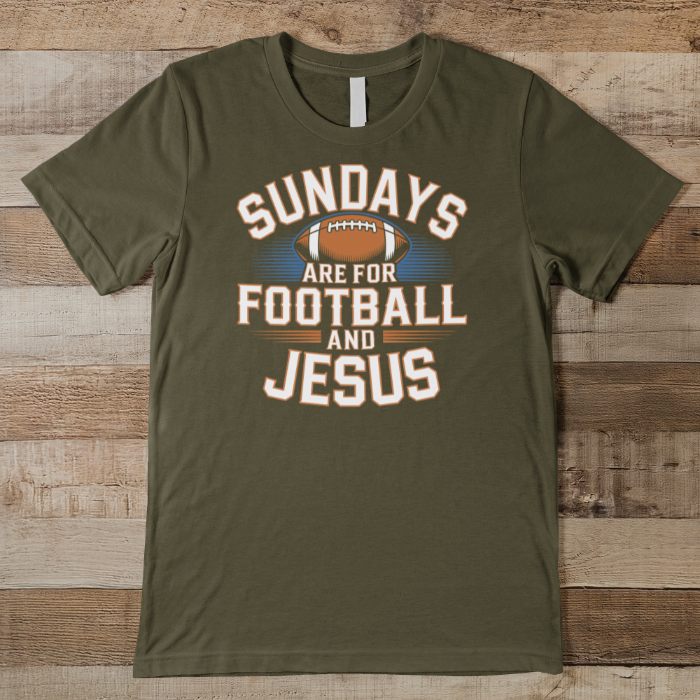 Sundays Are For Football & Jesus Men's Tee