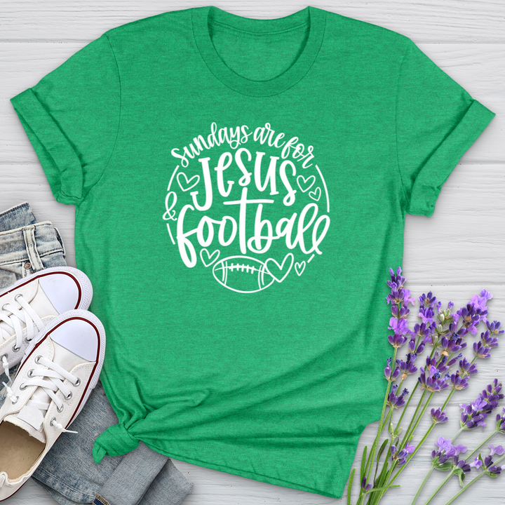 Sundays Are For Jesus & Football Softstyle Tee