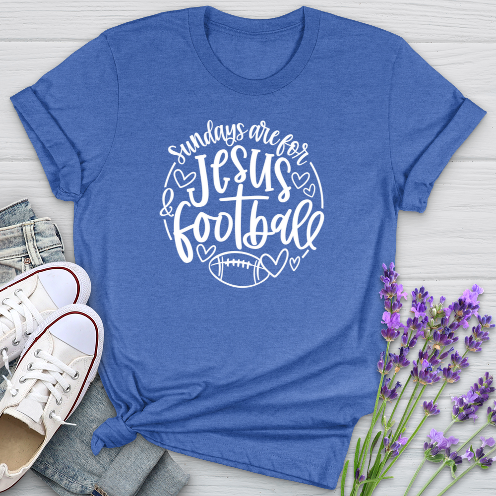 Sundays Are For Jesus & Football Softstyle Tee