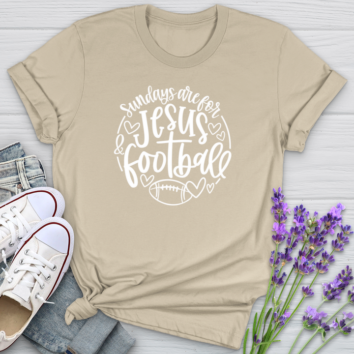 Sundays Are For Jesus & Football Softstyle Tee