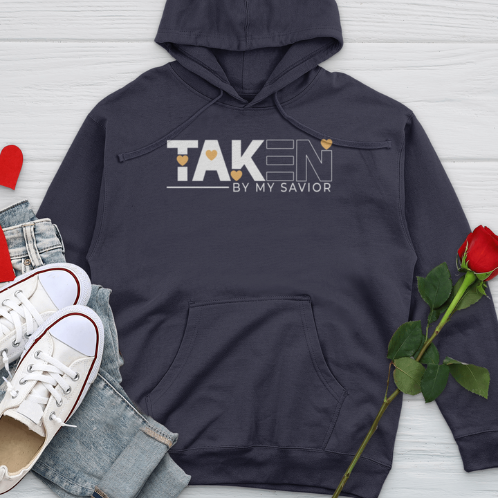 Taken by My Savior Midweight Hooded Sweatshirt