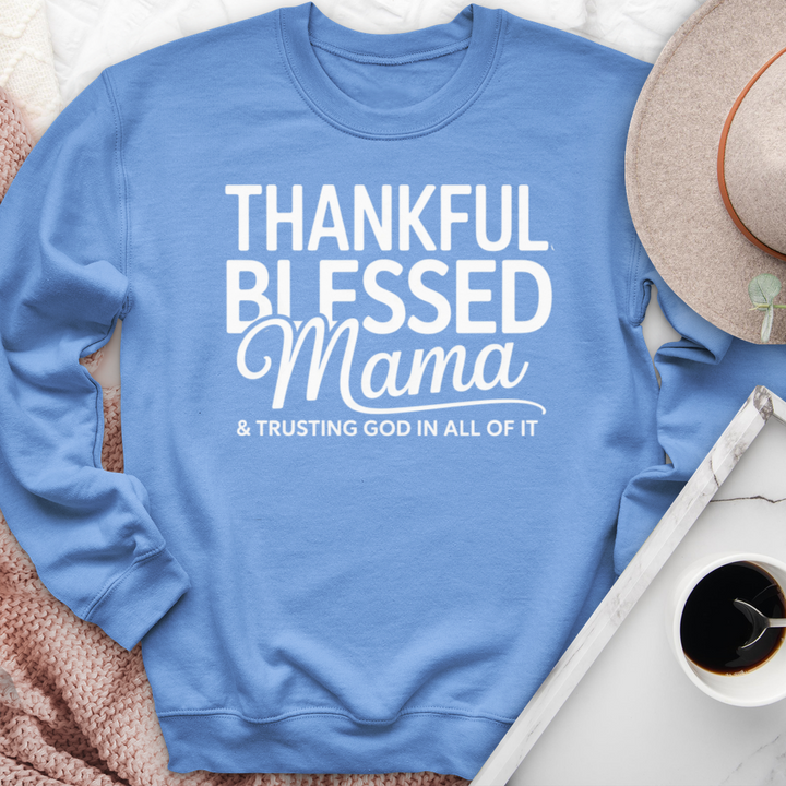 Thankful Blessed Mama Crewneck