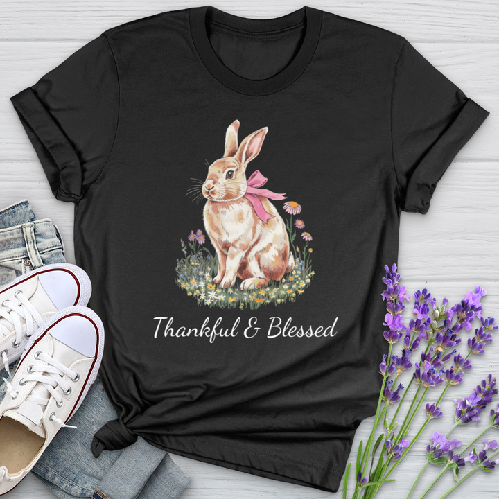 Thankful & Blessed Rabbit Softstyle Tee