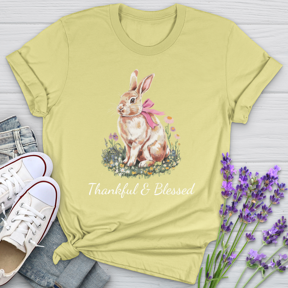 Thankful & Blessed Rabbit Softstyle Tee