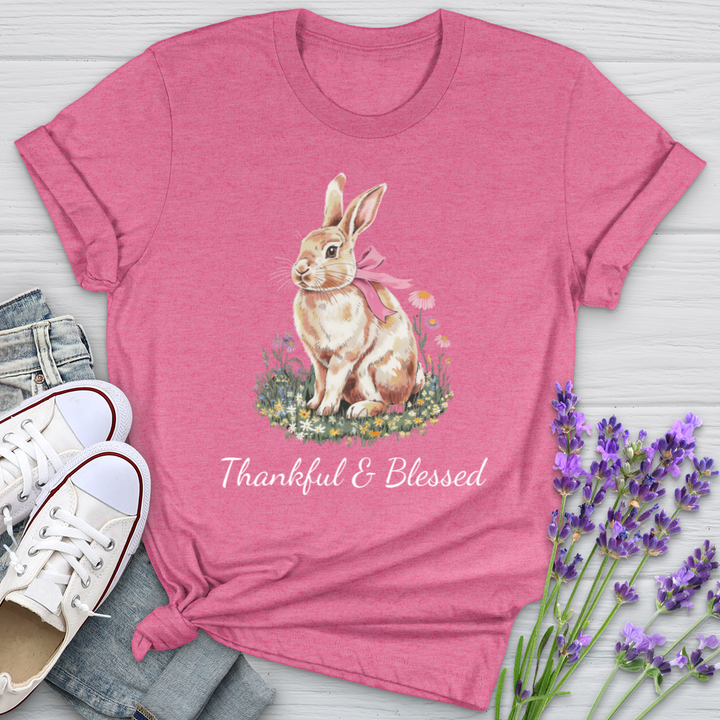 Thankful & Blessed Rabbit Softstyle Tee