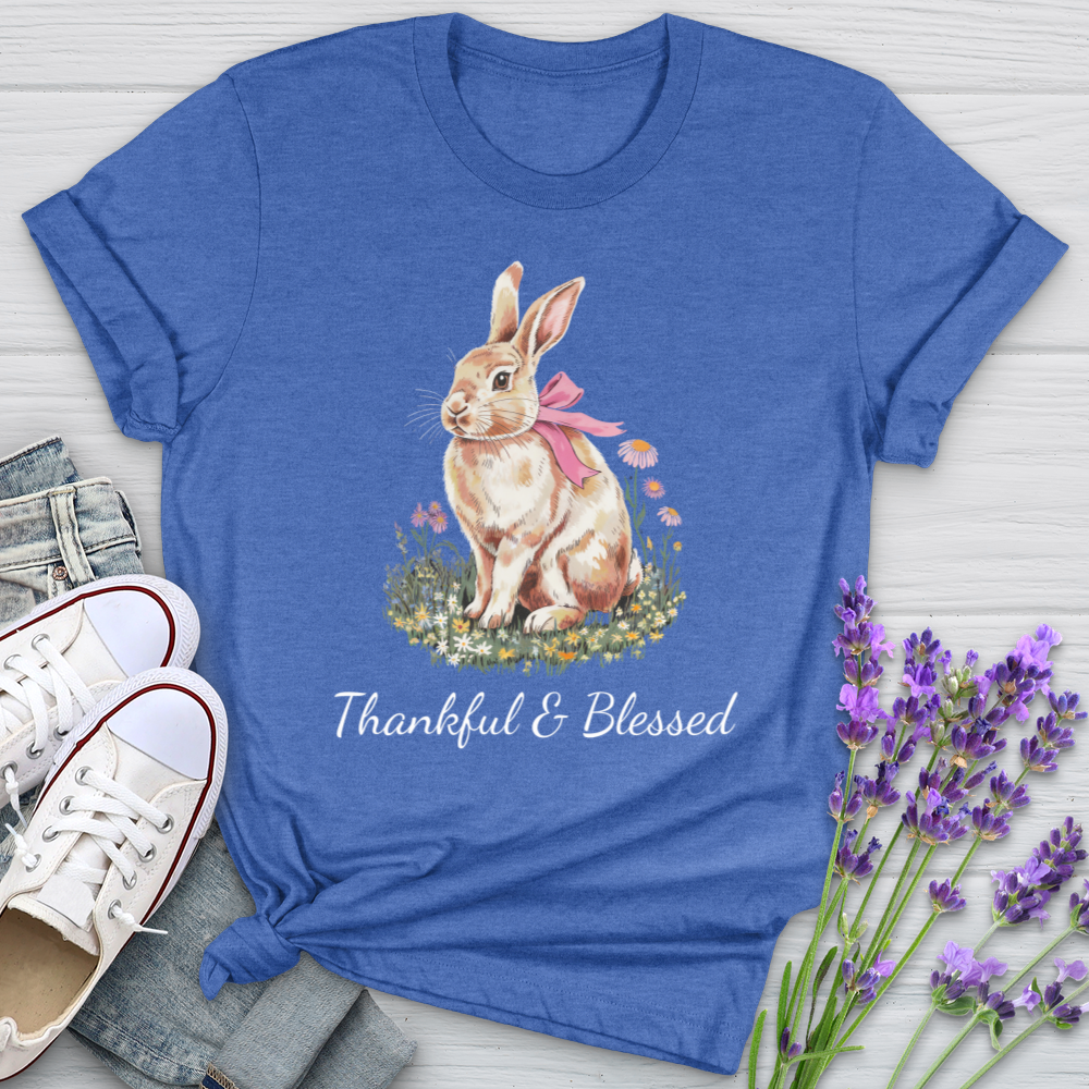 Thankful & Blessed Rabbit Softstyle Tee