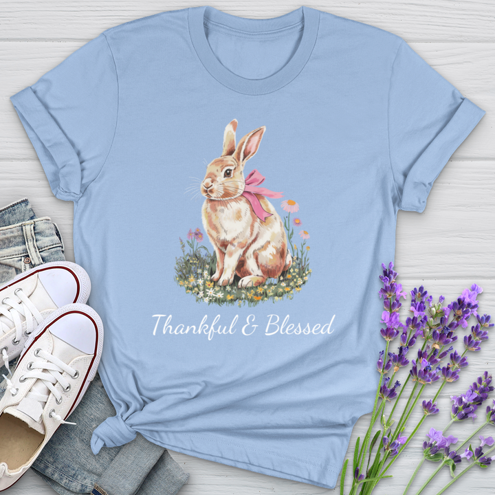 Thankful & Blessed Rabbit Softstyle Tee