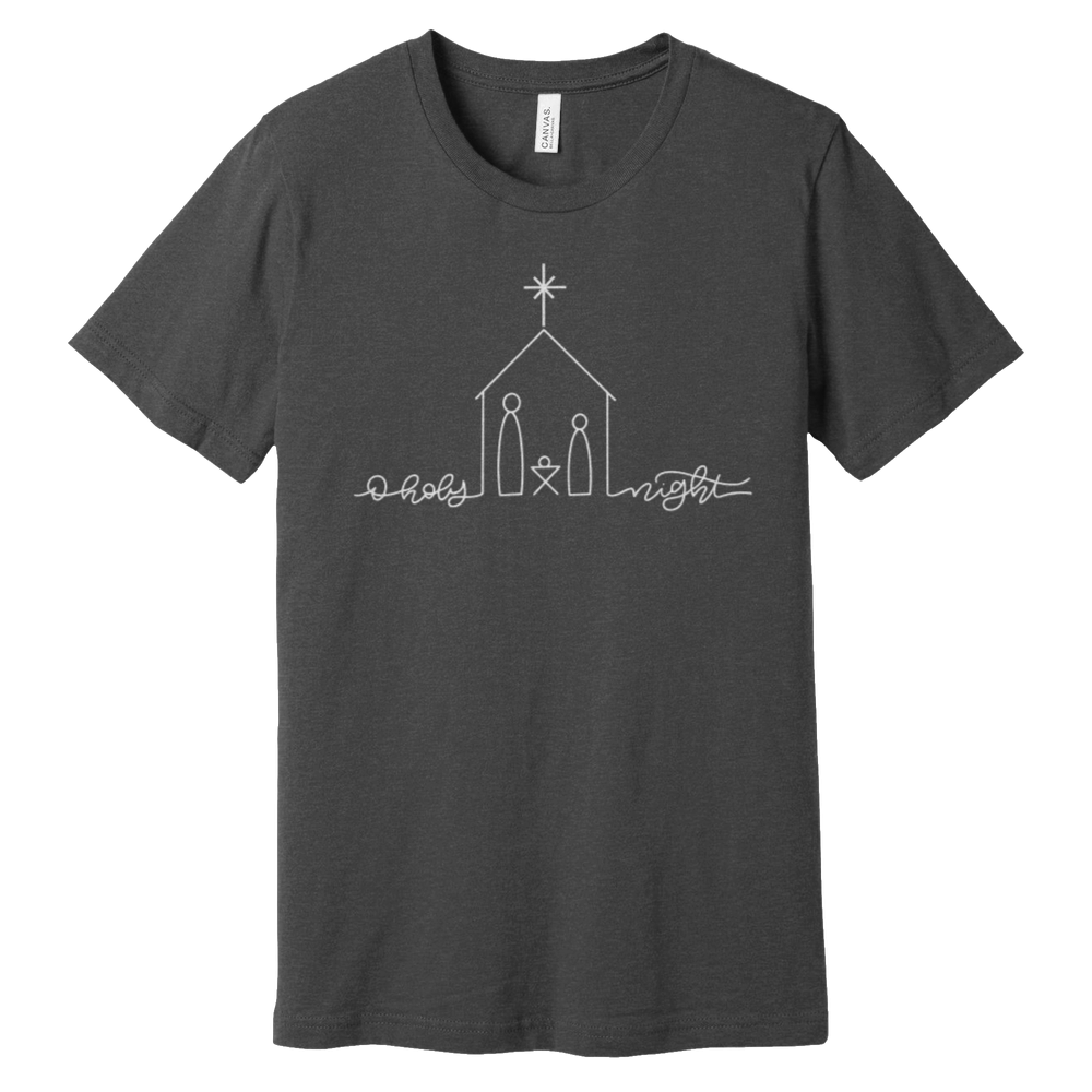 The Boy In The Manger Heathered Tee