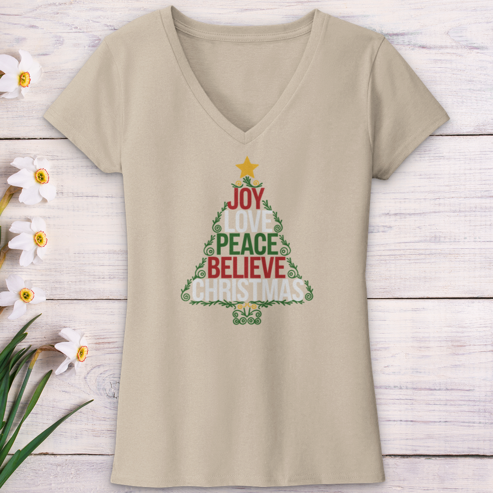 The Christmas Spirit V-Neck Tee