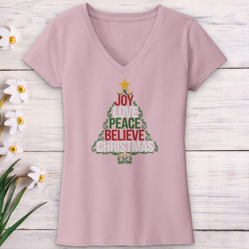 The Christmas Spirit V-Neck Tee