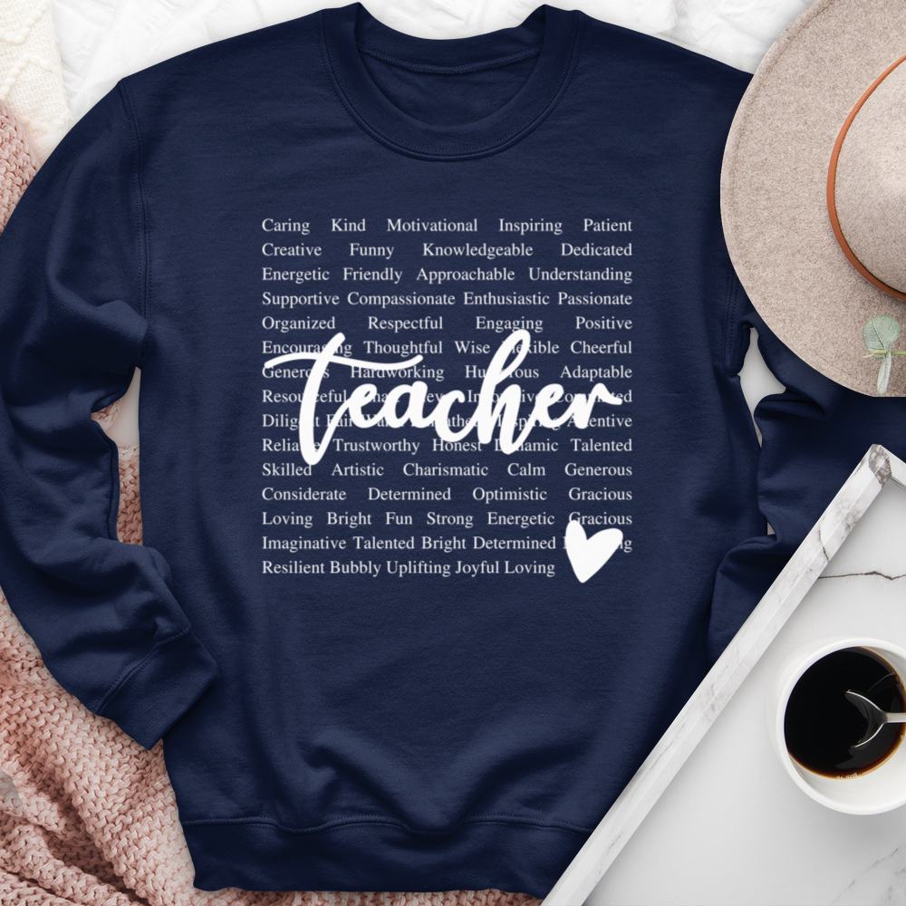 The Definition Of A Teacher Crewneck