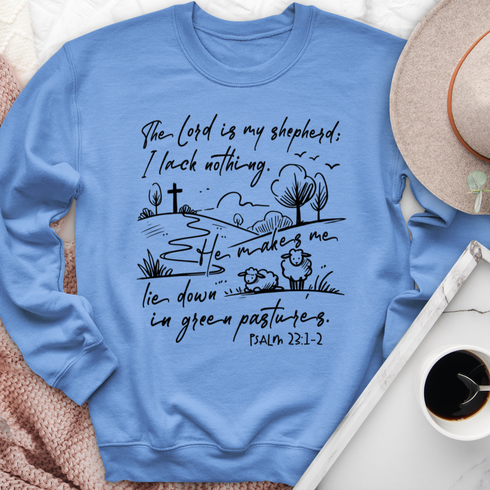 The Lord Is My Shepherd Crewneck