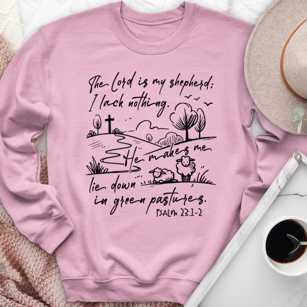 The Lord Is My Shepherd Crewneck