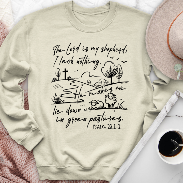 The Lord Is My Shepherd Crewneck