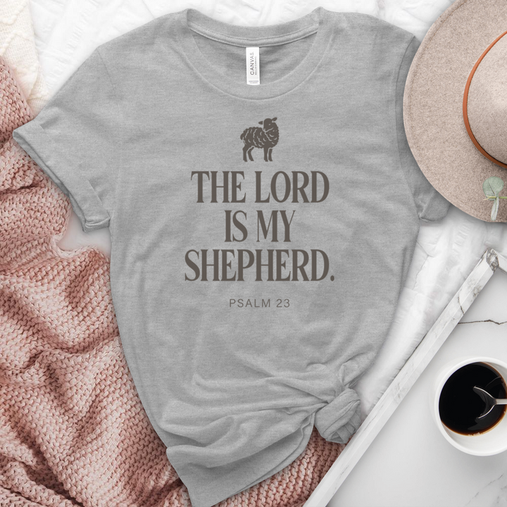 The Lord Is My Shepherd Heathered Tee