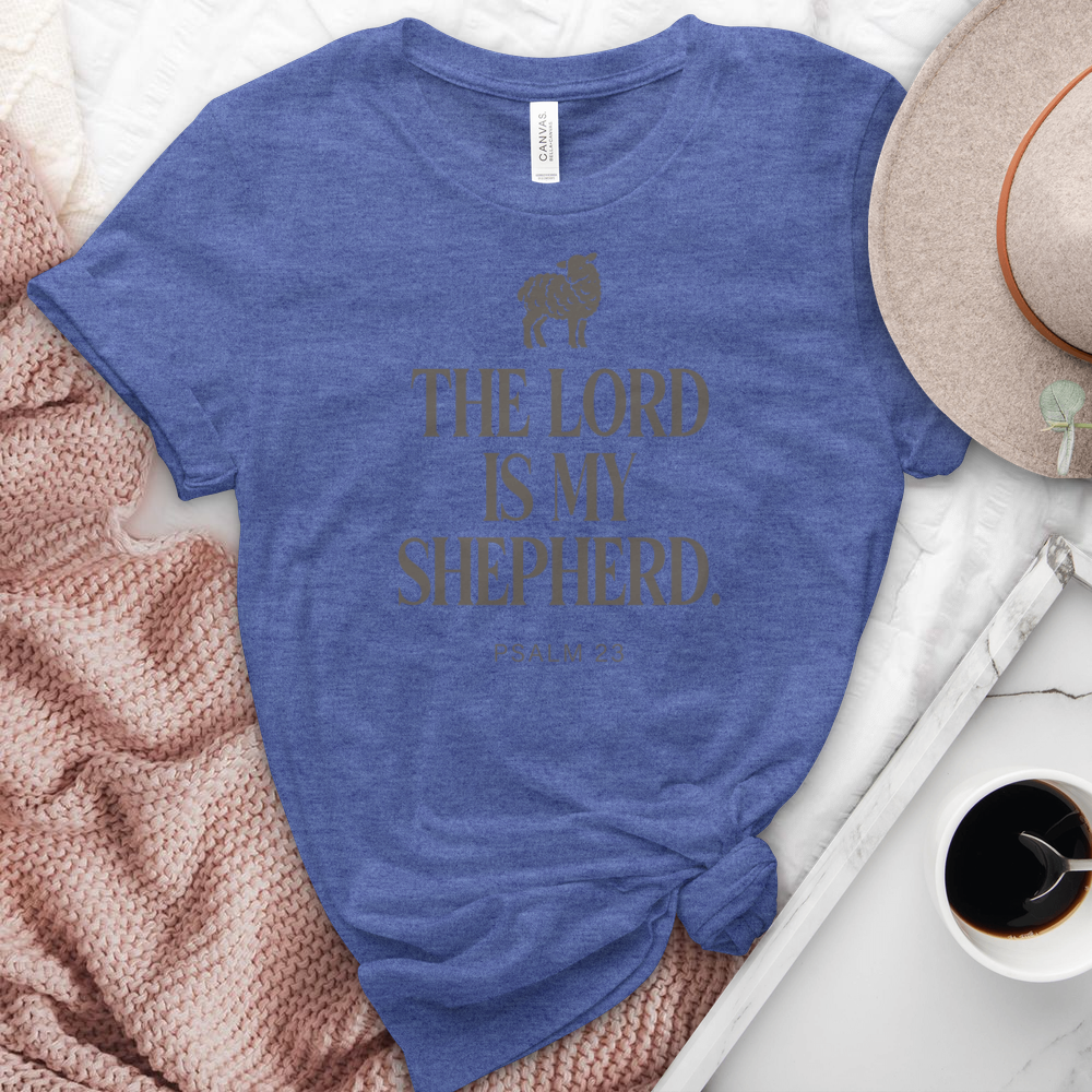 The Lord Is My Shepherd Heathered Tee