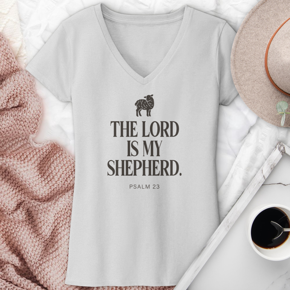 The Lord Is My Shepherd V-Neck Tee