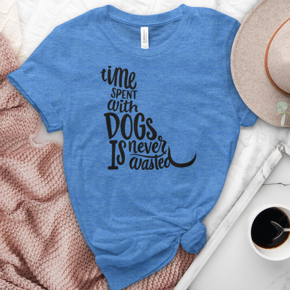 Time Spent With Dogs Heathered Tee