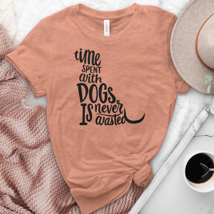 Time Spent With Dogs Heathered Tee